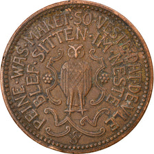 Moneda, Alemania, Inflationszeit, Notgeld Peine, 10000 Kippermünze, 1923, MBC