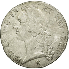 Coin, France, Louis XV, Écu au bandeau, Ecu, 1756, Toulouse, VF(30-35), Silver