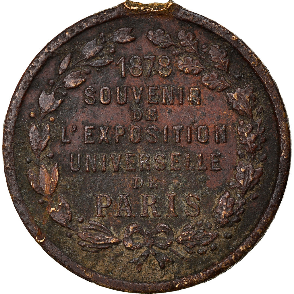 França, Medal, Exposition universelle de Paris, Artes e Cultura, 1878