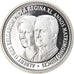 Belgio, medaglia, Albert II et Paola, 40 Ans de Mariage, Politics, 1999, FDC