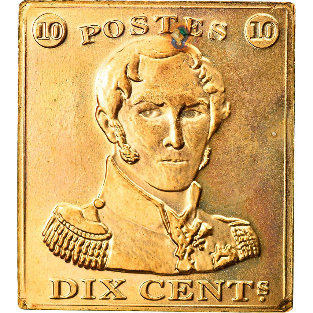 Belgium, Token, 150 Ans du premier Timbre, 1999, AU(55-58)