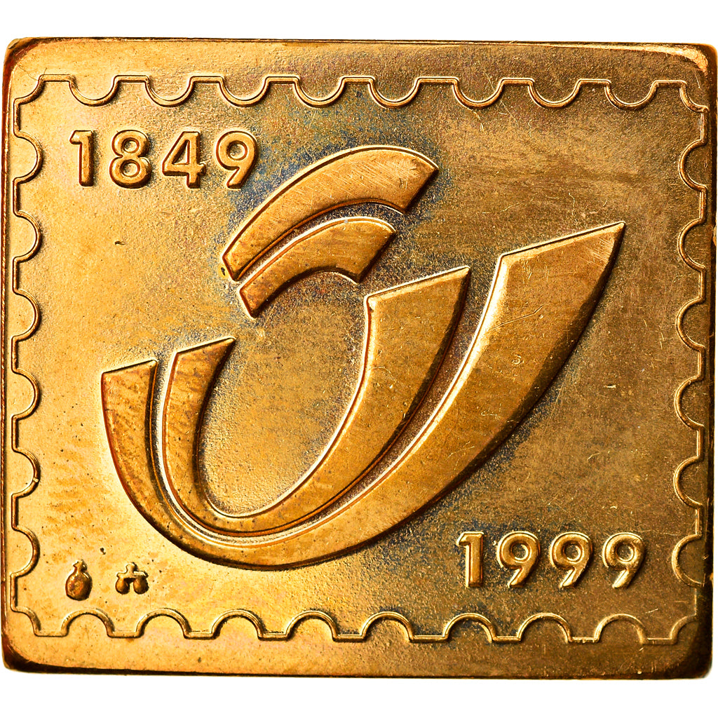 Belgium, Token, 150 Ans du premier Timbre, 1999, AU(55-58)