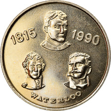 Belgium, Token, Commémoration, Waterloo, History, 1990, MS(63), Copper-nickel