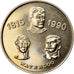 Belgium, Token, Commémoration, Waterloo, History, 1990, MS(63), Copper-nickel