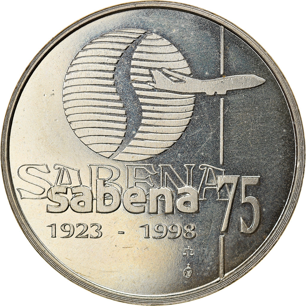 Belgium, Token, 75 Ans Sabena, Georges Nelis, Aviation, 1996, MS(63)