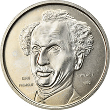 Belgium, Token, Monnaie Royale de Belgique, Dirk Frimout, 1992, MS(63)