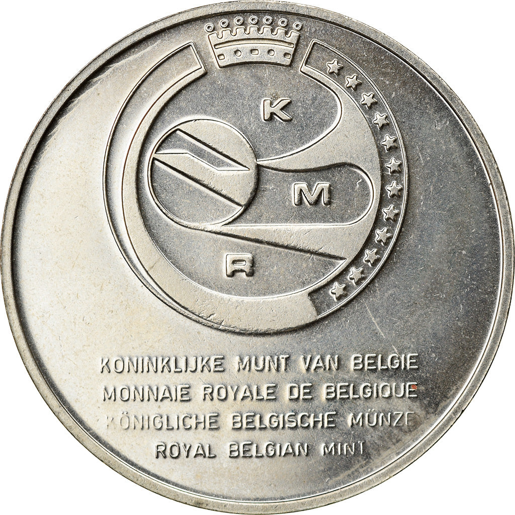 Belgium, Token, Monnaie Royale de Belgique, Dirk Frimout, 1992, MS(63)
