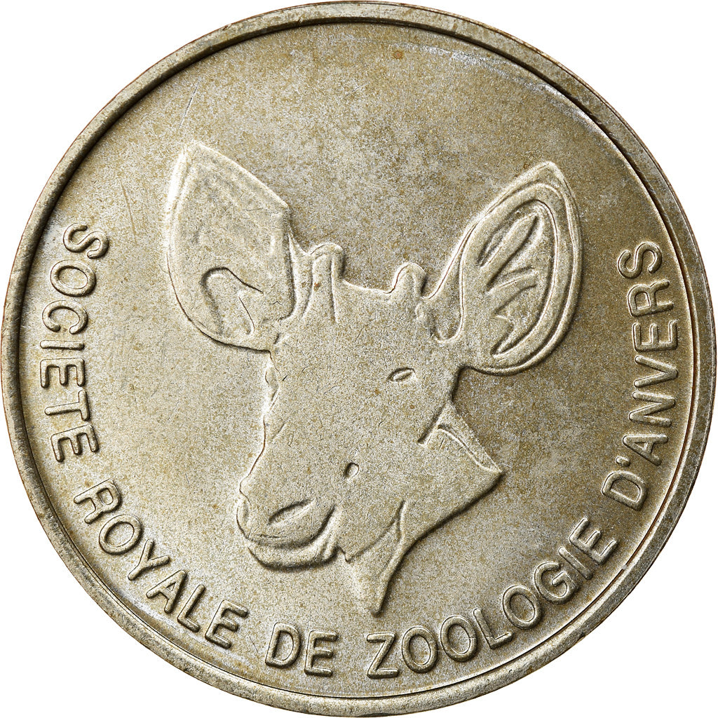 Belgium, Token, Société Royale de Zoologie d'Anvers, Fauna, MS(63)