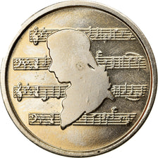 Belgien, Token, 200 Ans de la Mort de Mozart, Musique, 1991, UNZ, Copper-nickel