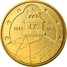 Belgia, 2-1/2 Euro, Bataille de Waterloo 1815, 2015, MS(64), Mosiądz, KM:New