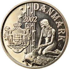 Denmark, Token, L'Europe, Politics, Society, War, 2002, MS(63), Copper-nickel