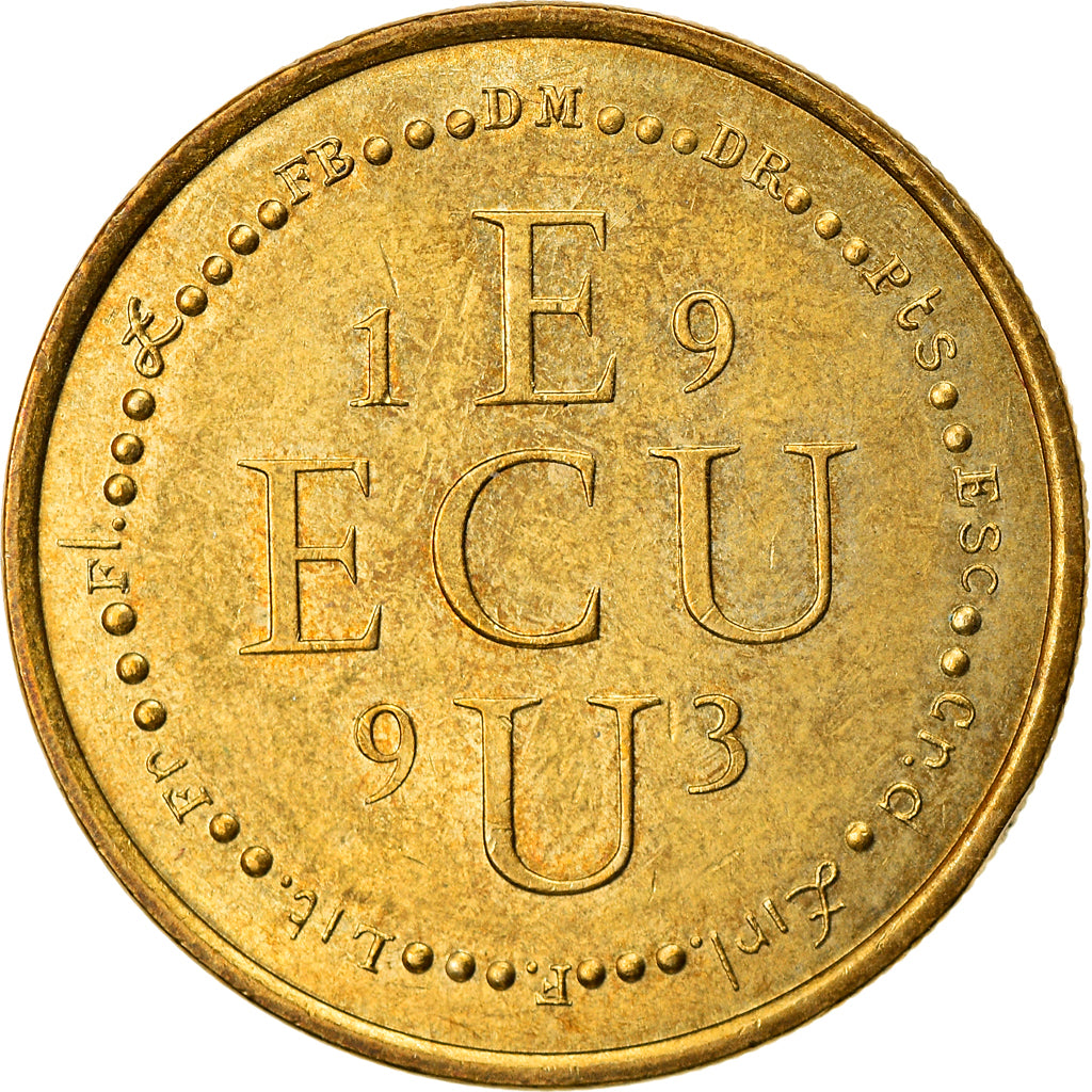 France, Médaille, Ecu Europa, Marianne, Politics, 1993, Rodier, SUP, Bronze