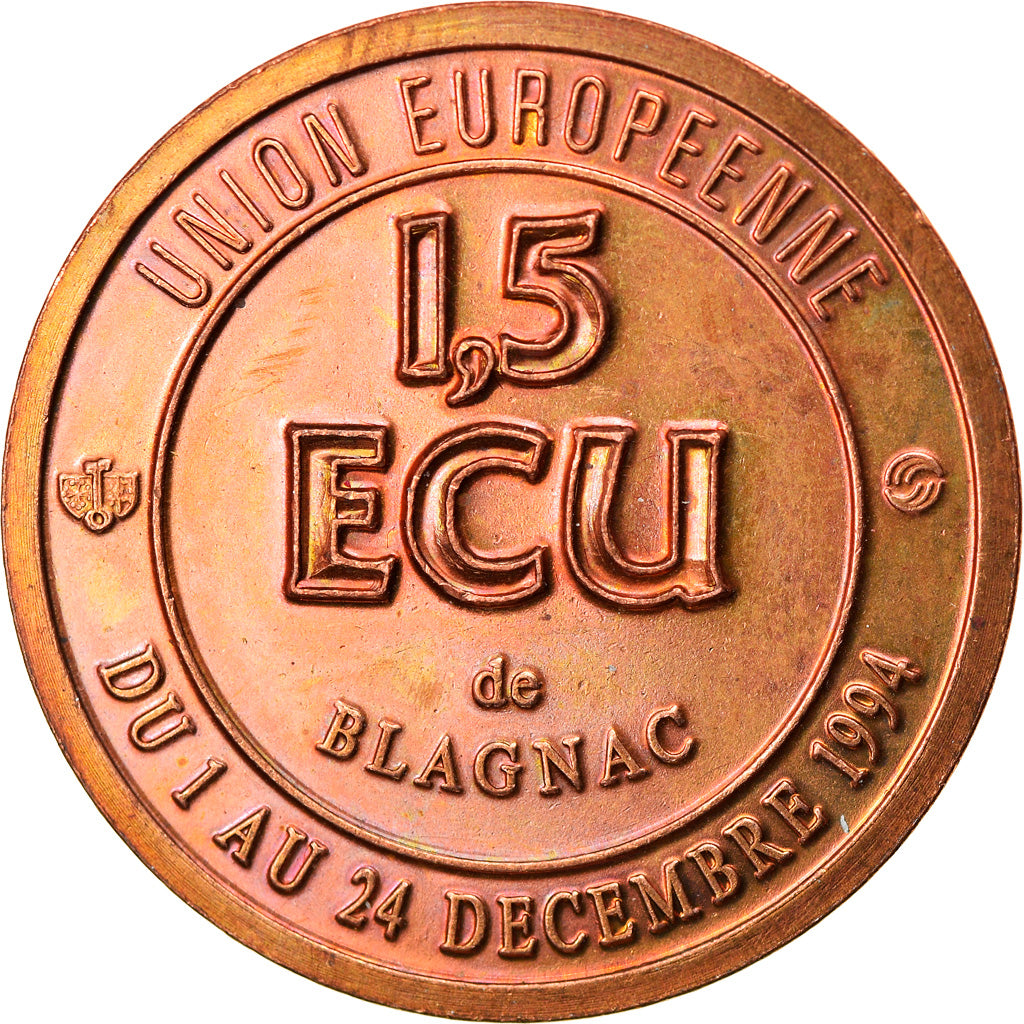 France, 1.5 Ecu, Euro des Villes, 1994, Blagnac, SUP