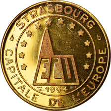 Frankreich, Medaille, Euros des Villes, 1 Ecu de Strasbourg, 1994, UNZ, Copper