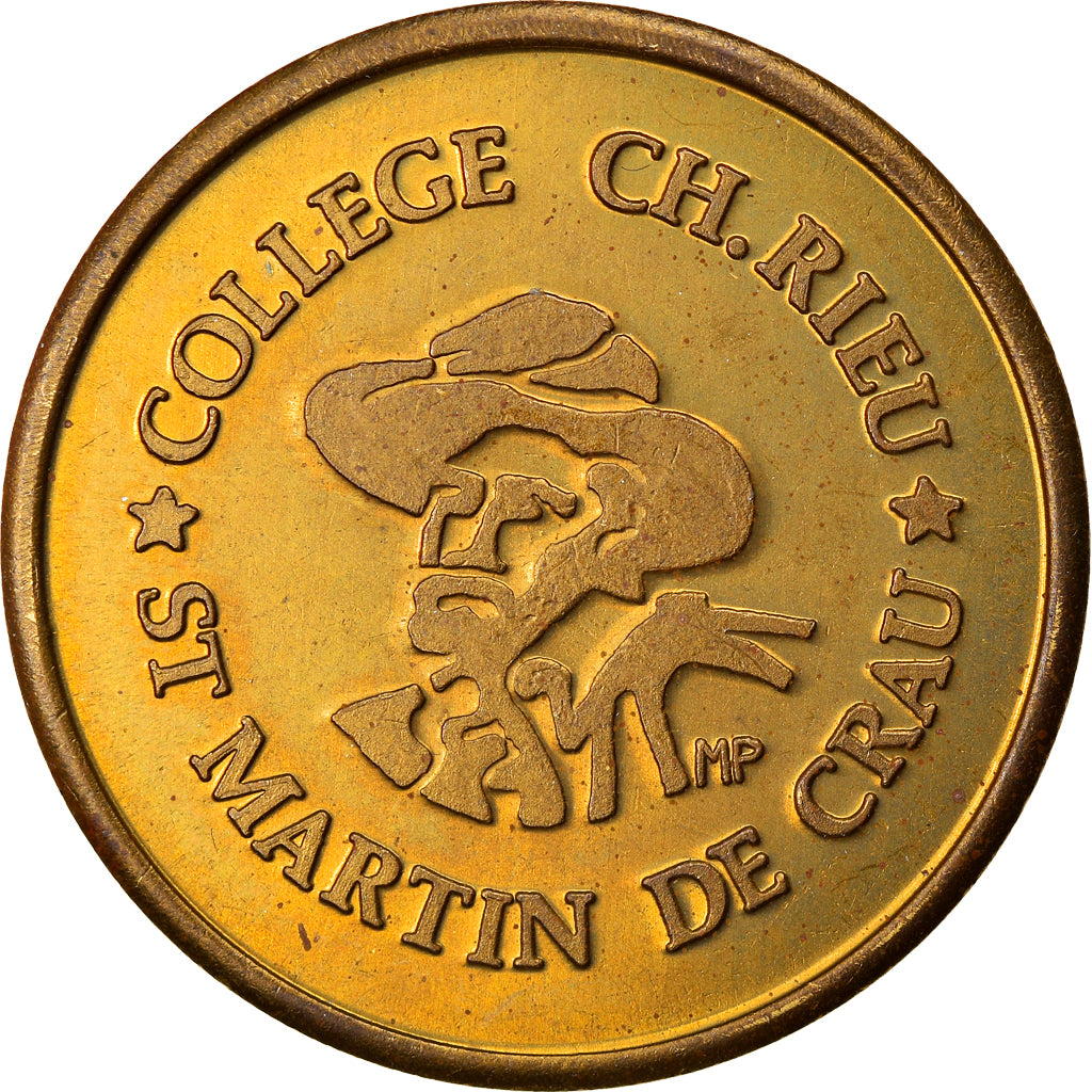 Francja, Token, Ecu, Collège Ch.Rieu, Saint-Martin de Crau, 1993, AU(50-53)
