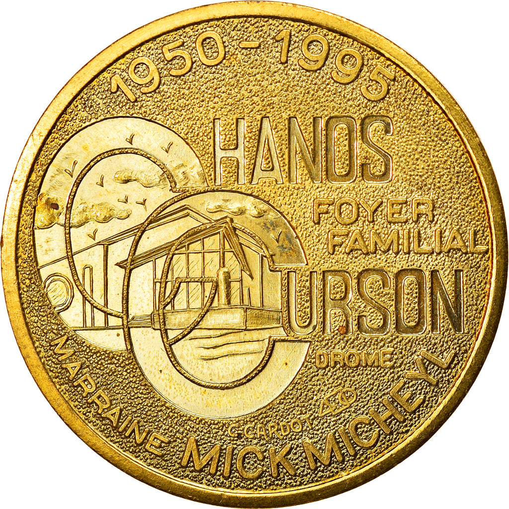 Francja, 3 Ecu, Euro des Villes, 1995, Curson, AU(55-58), Miedź-Nikel-Aluminium
