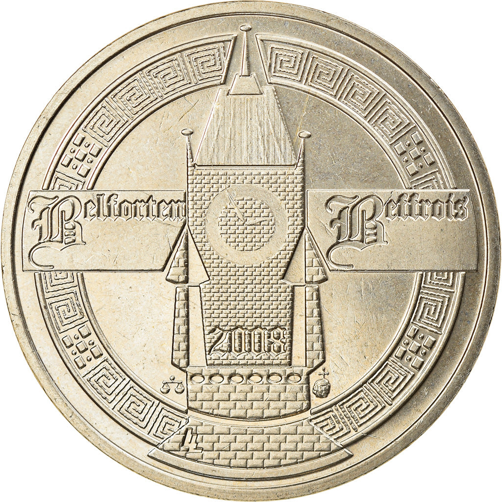 Belgique, Jeton, Patrimoine Mondial, Arts & Culture, 2005, SUP+, Copper-nickel