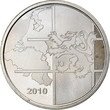 Belgium, Token, Benelux, Geography, 2010, MS(63), Cupro-nickel