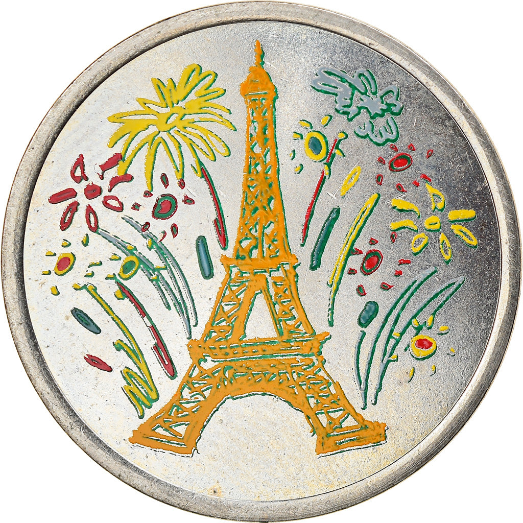 France, Token, Paris - La Tour Eiffel, Monnaie de Paris, MS(64), Cupro-nickel
