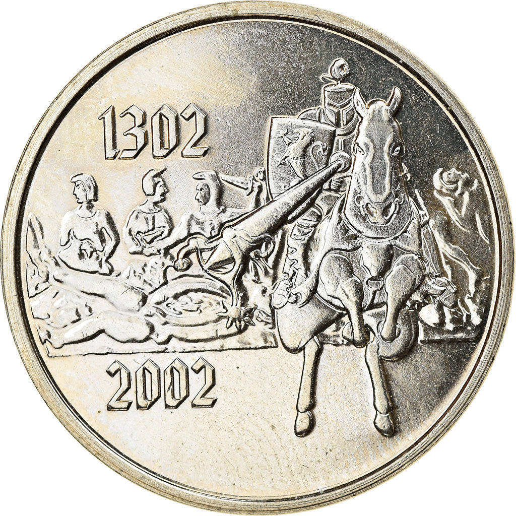 Netherlands, Token, Pérons d'Or, Gulden Sporlenslag, 2002, MS(64), Cupro-nickel