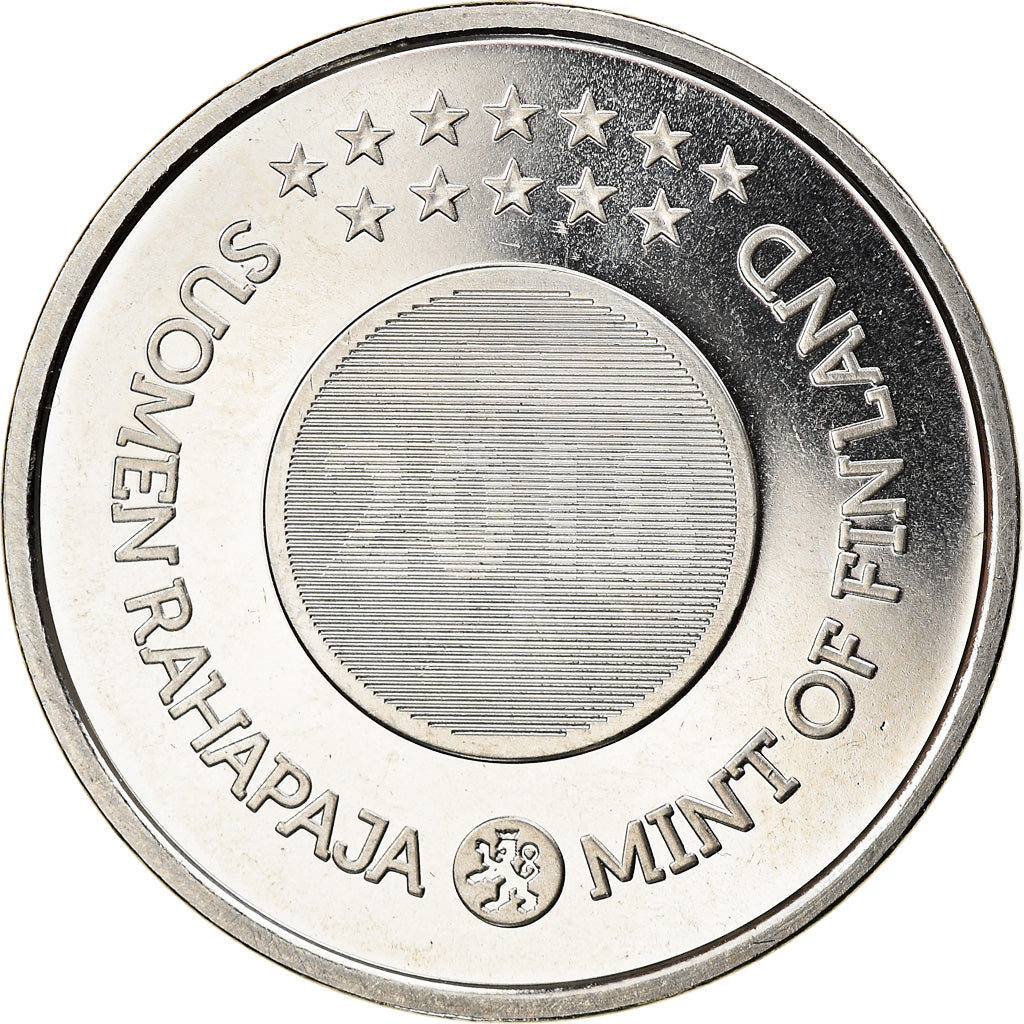 Finland, Token, Suomen Rahapaja, Anguilla Anguilla, Fauna, MS(63), Copper-nickel
