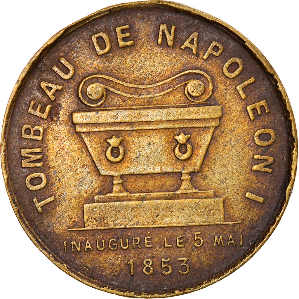 France, Token, Inauguration du Tombeau de Napoléon Ier, History, 1853