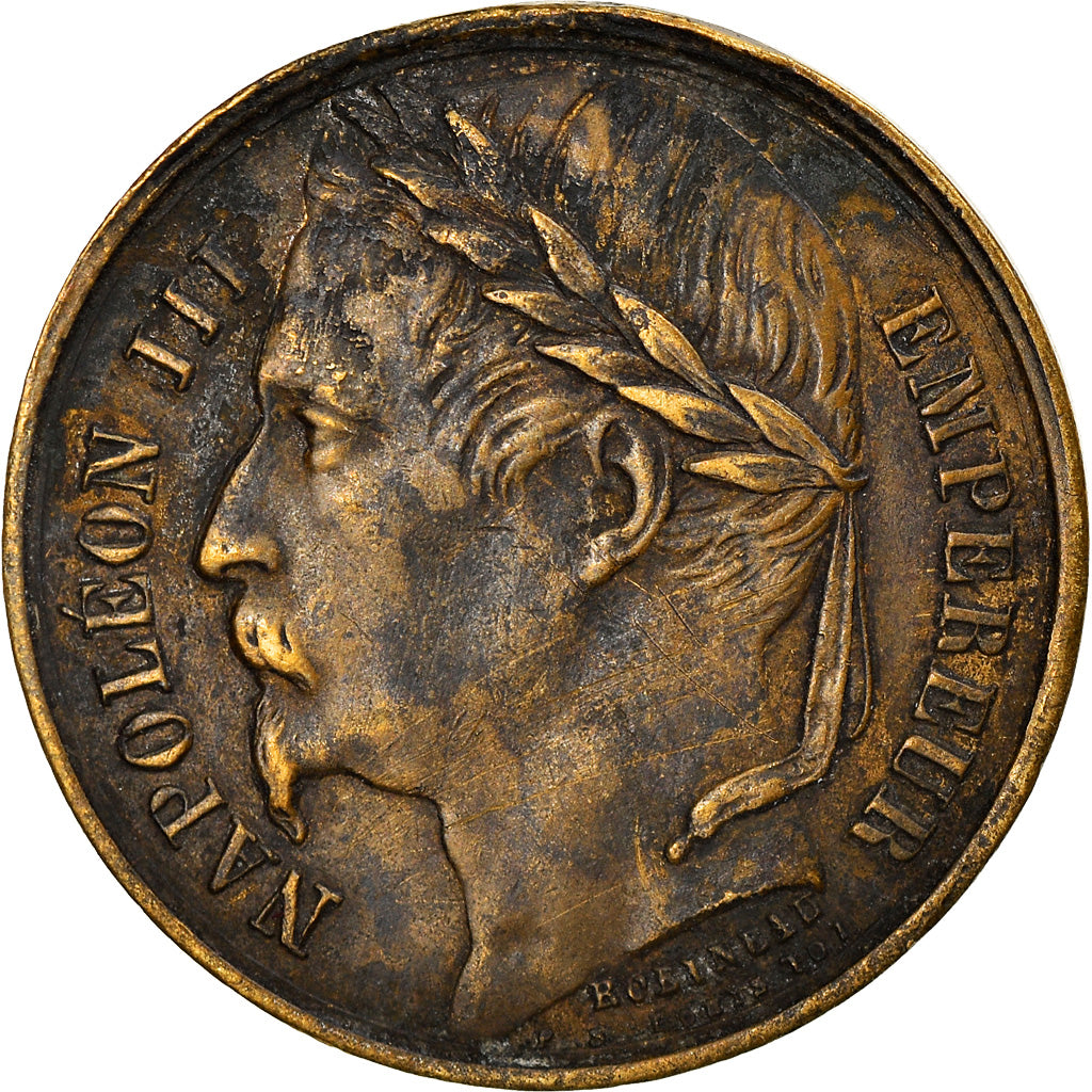 France, Token, Napoléon III, Rétablissement de l'Empire par le Suffrage