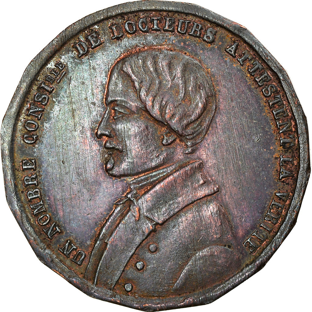 France, Token, Adolphe Honoré Turquetin Dentiste à Rouen Saint Sever