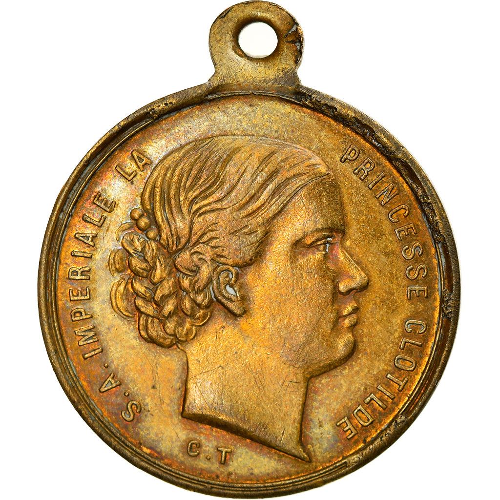 France, Medal, Mariage du Prince Napoléon et Clotilde de Savoie, History