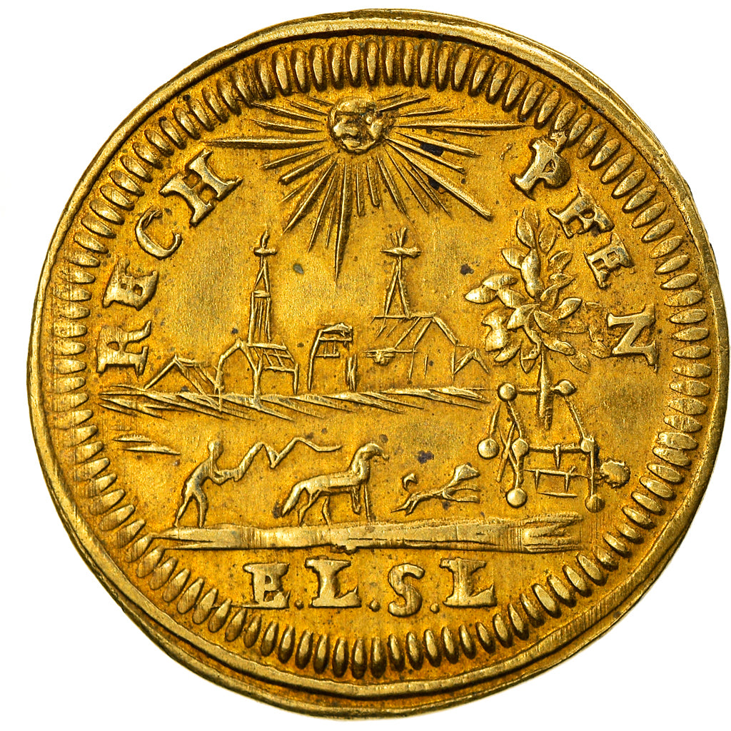 Österreich, Token, Royal, Léopold II, Nuremberg, History, VZ, Messing