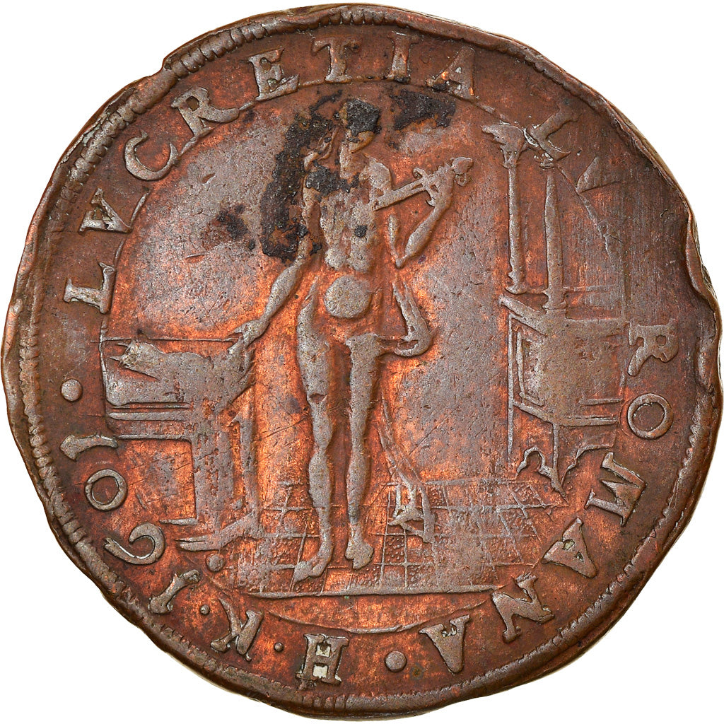 Alemanha, Token, Monarquia, Nuremberg, Judith, 1601, EF(40-45), Cobre
