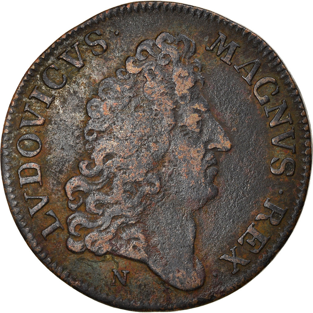 France, Token, Royal, Louis XIV, Prise de Tabago et Gorée, VF(30-35), Copper