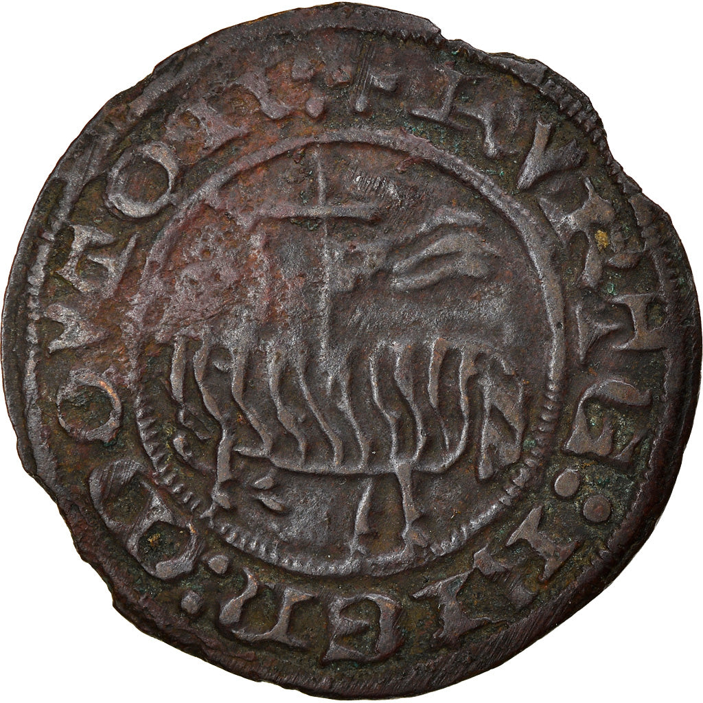 France, Token, Jeton de Compte au mouton, History, EF(40-45), Copper