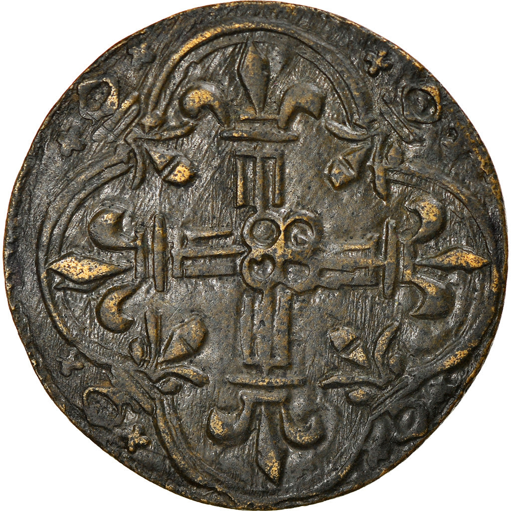France, Token, token count, Jeton à l'écu, History, EF(40-45), Copper