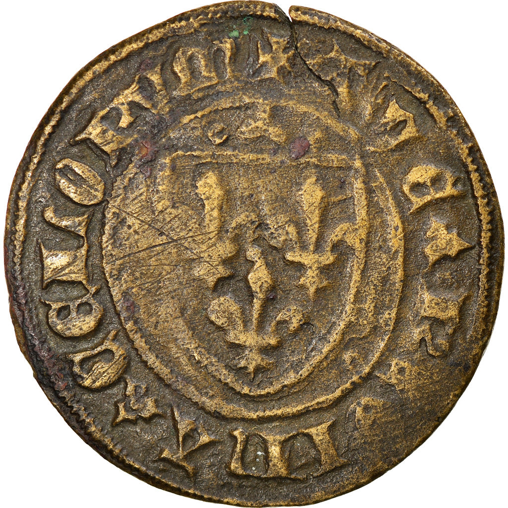 France, Token, token count, Jeton à l'écu, History, VF(30-35), Copper