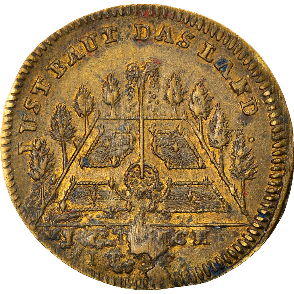 France, Token, Louis XVI, Nuremberg, Lust Baut Das Land, History, EF(40-45)