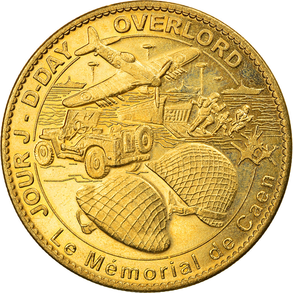 Francia, Token, Tourist Token, Caen - Mémorial n°5 - Overlord, Arts & Culture