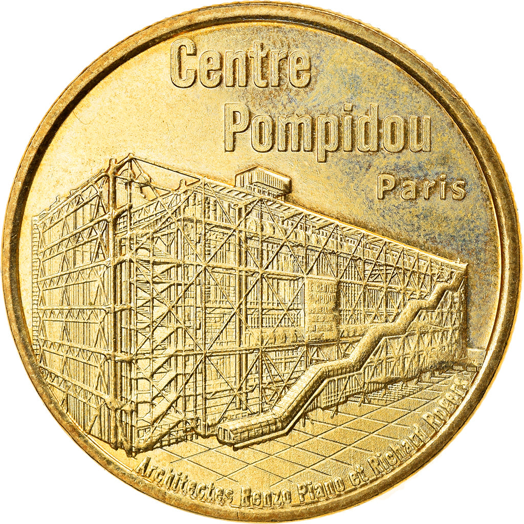 France, Token, Touristic token, Paris - Centre Pompidou, Undated (2012)