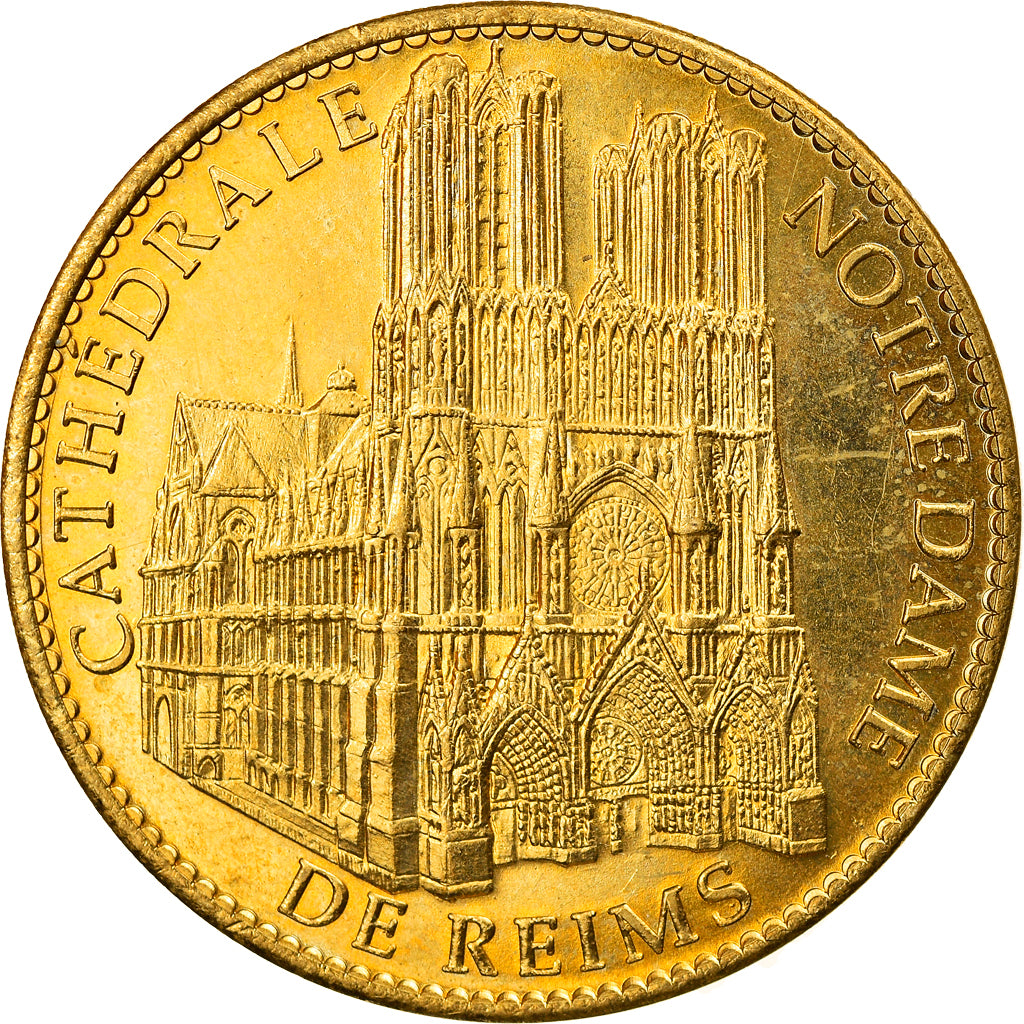 France, Token, Touristic token, Reims - Cathédrale Notre Dame, 2012, Arthus