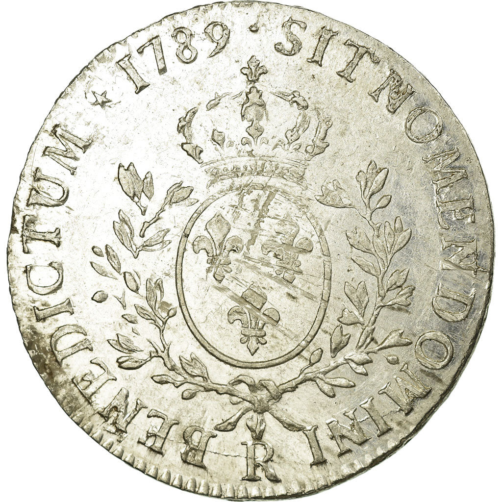 Coin, France, Louis XVI, Écu aux branches d'olivier, Ecu, 1789, Orléans