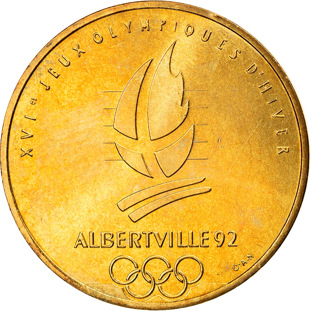 France, Token, XVIème JO d'Albertville, Cortina d'Ampezzo, Sports & leisure