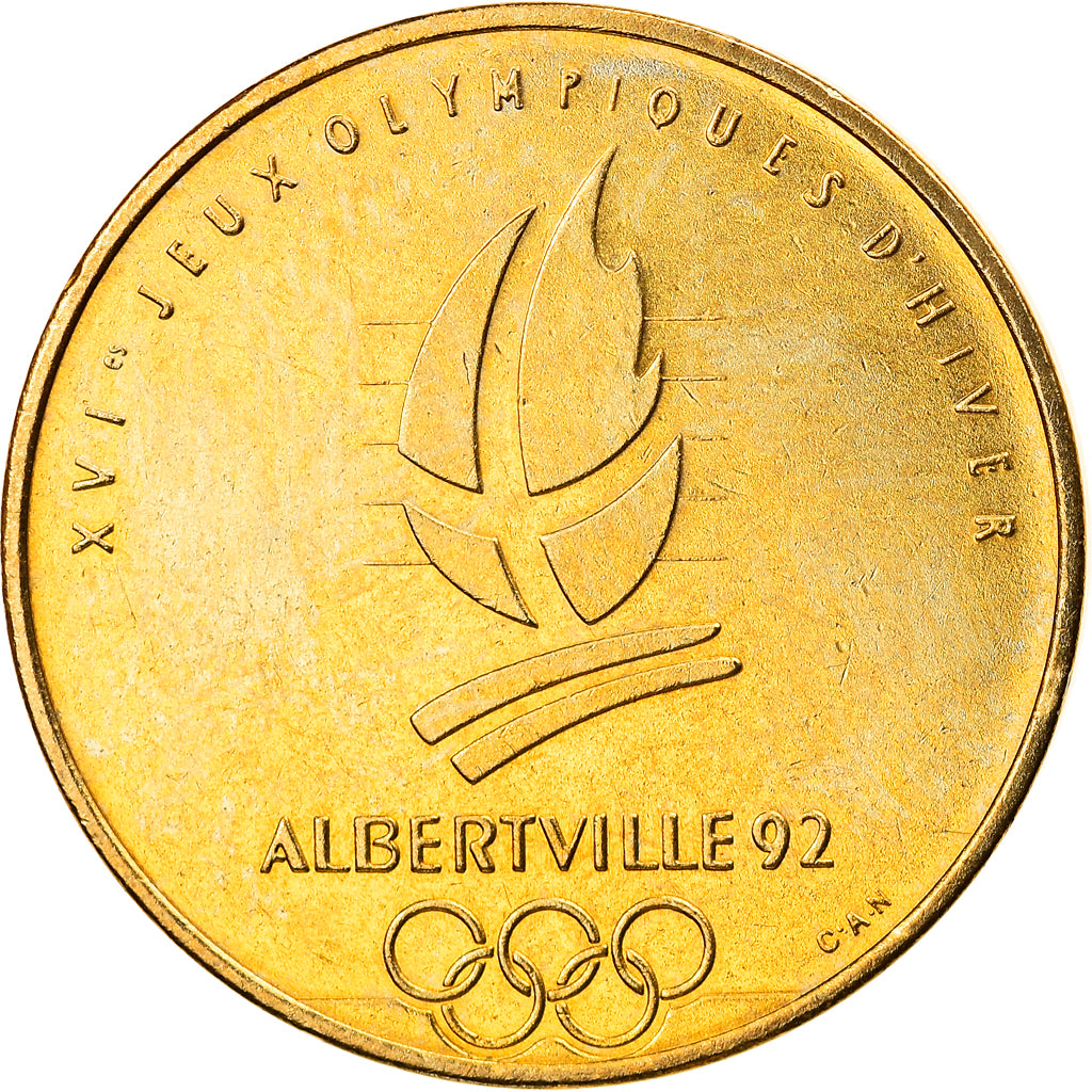 Frankreich, Medaille, XVIème JO d'Albertville, Calgary, Sports & leisure, 1992