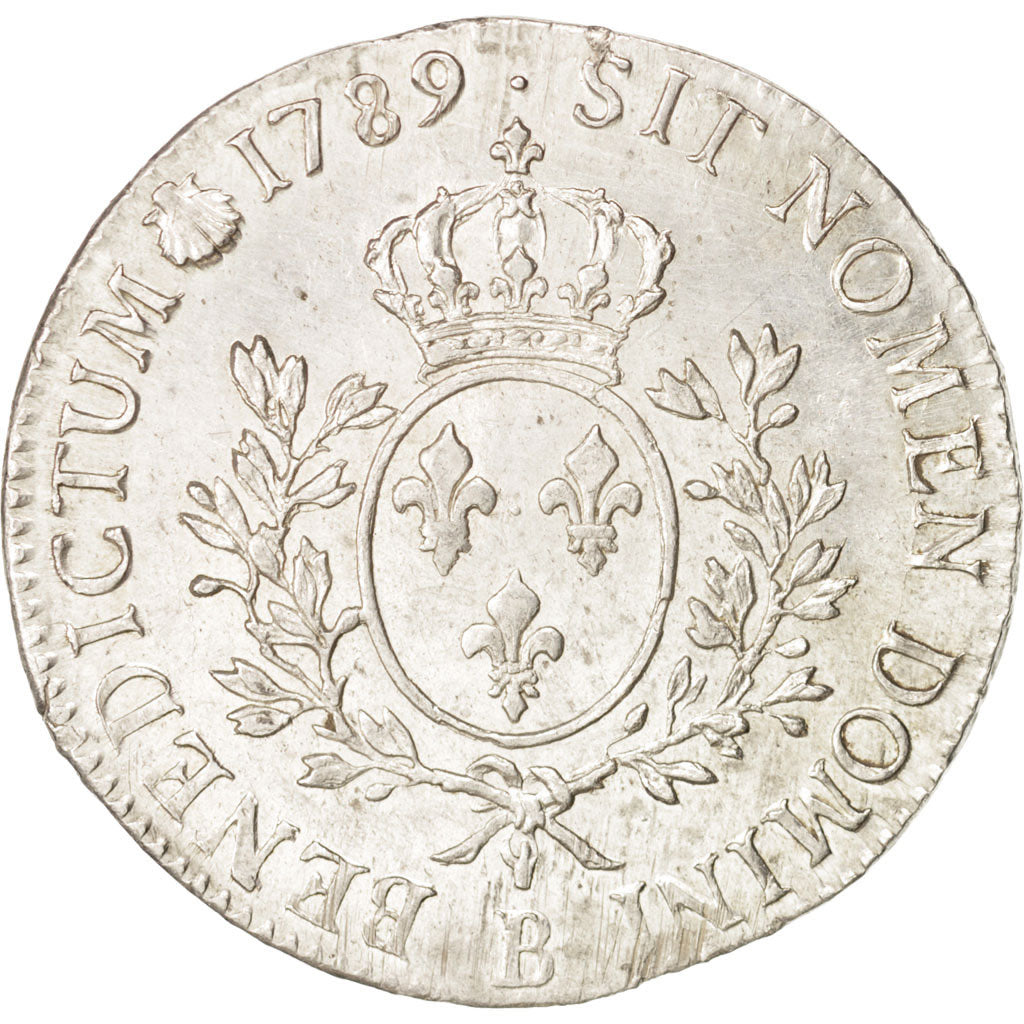 Coin, France, Louis XVI, Écu aux branches d'olivier, Ecu, 1789, Rouen