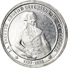France, Medal, Lafayette, Défenseur de la Liberté, History, MS(63), Silver