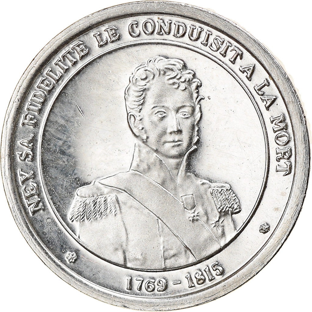 France, Medal, Le Maréchal Ney, History, MS(63), Silver