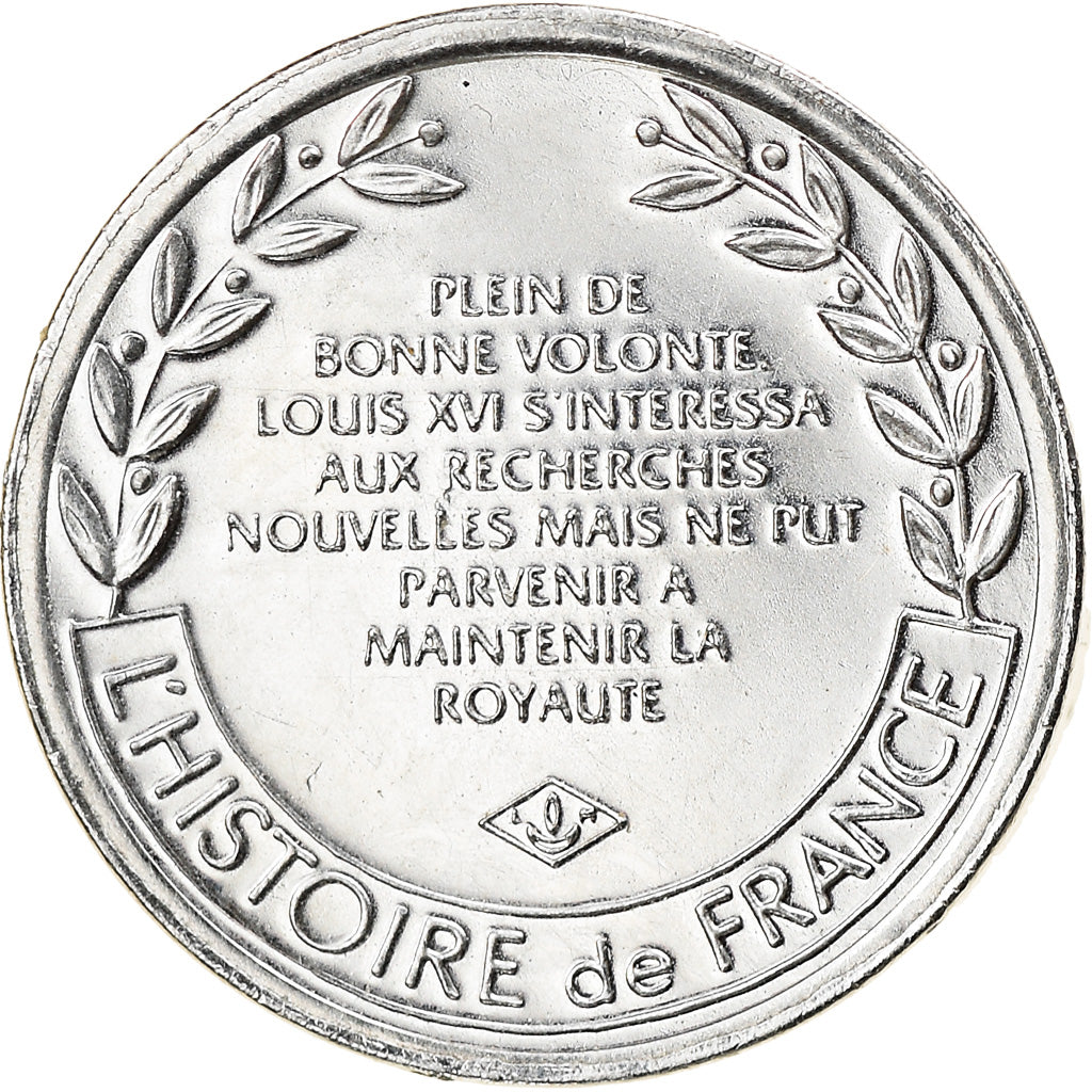France, Medal, Louis XVI, History, MS(63), Silver
