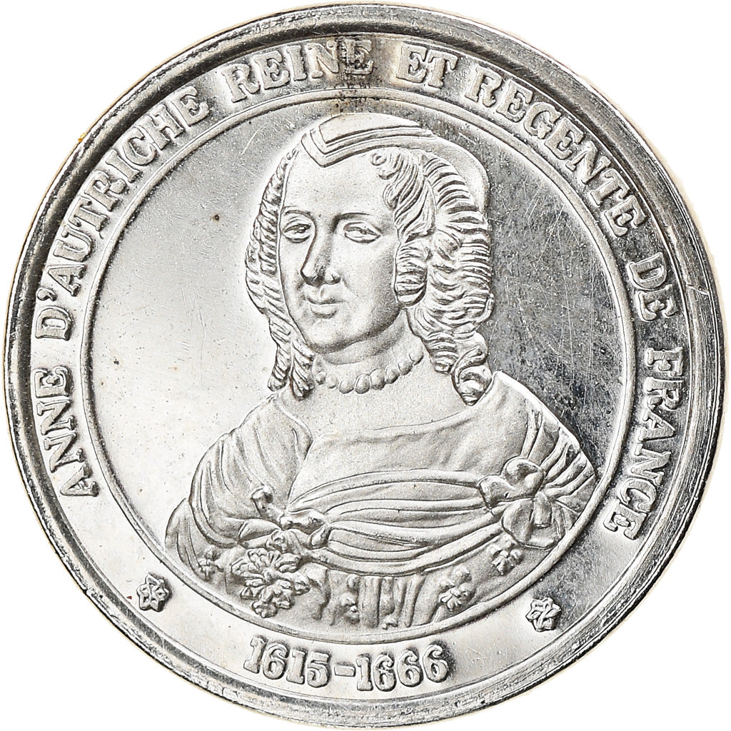 France, Medal, Anne d'Autriche, History, MS(63), Silver