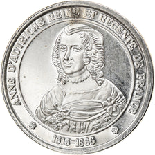 France, Medal, Anne d'Autriche, History, MS(63), Silver