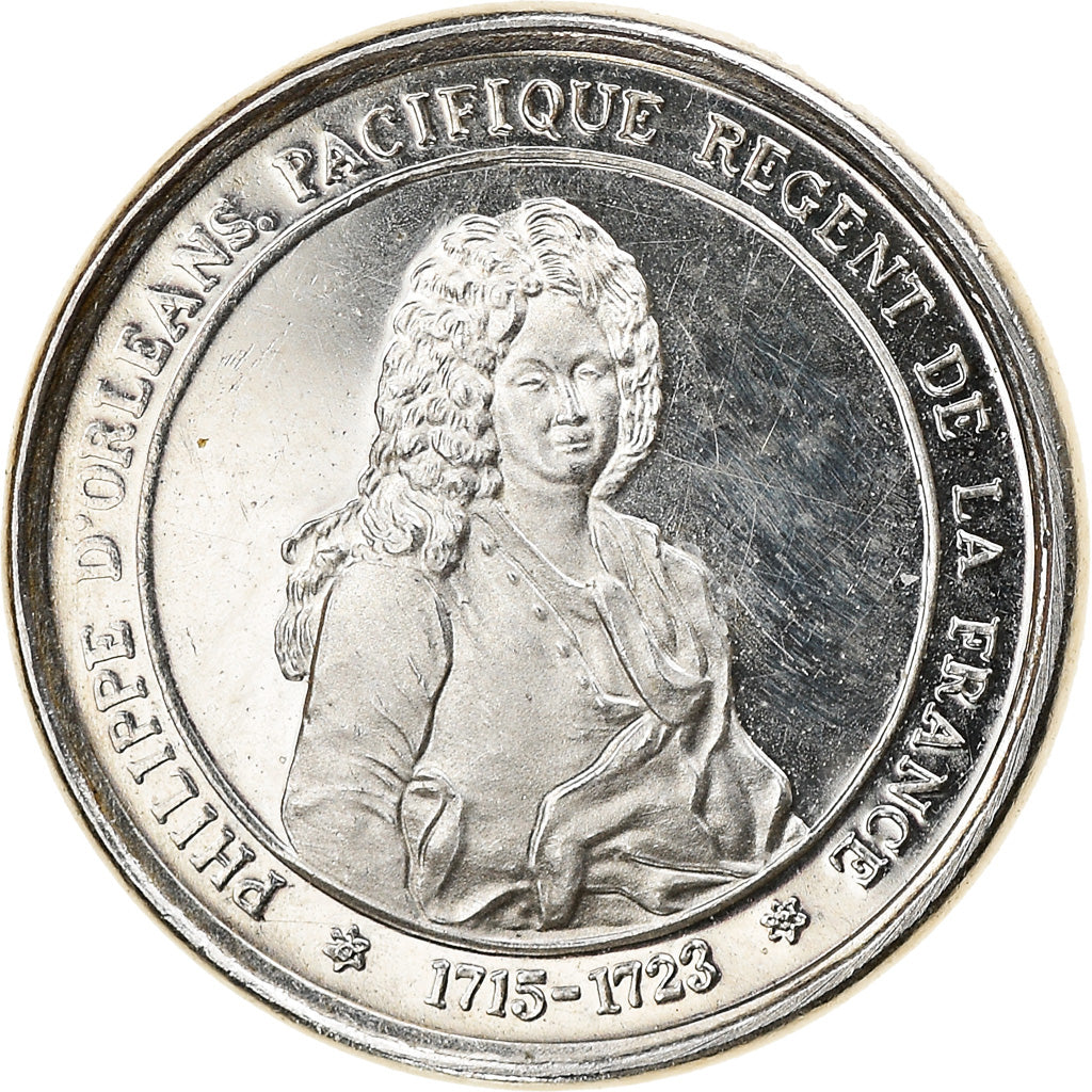 France, Medal, Philippe d'Orléans régent, History, MS(63), Silver