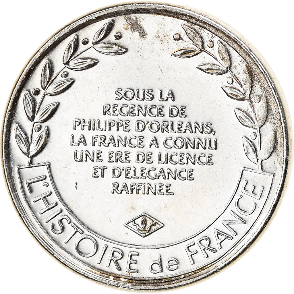 France, Medal, Philippe d'Orléans régent, History, MS(63), Silver